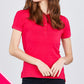 Classic Jersey Spandex Polo Top