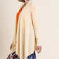 Soft Knit Long Sleeve Open Front Cardigan