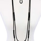 Double Layer Chic Long Necklace And Earring Set