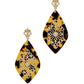 Teardrop Moroccan Pattern Earring