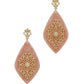 Teardrop Moroccan Pattern Earring