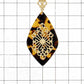 Teardrop Moroccan Pattern Earring