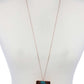 Rectangular Shape Pendant Necklace