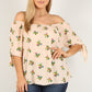 Plus Size Floral Print, Top