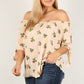 Plus Size Floral Print, Top