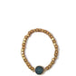 Modern Multi Beaded And Stone Bracelet