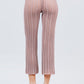 Flare Long Fishnet Sweater Pants