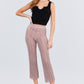 Flare Long Fishnet Sweater Pants