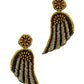 Fashion Modern Wing Patch Drop Earring