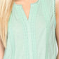 Sleeveless Lace Trim Tunic Top With Scoop Hem