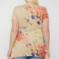 Multi-colored Watercolor Flower Print Tunic