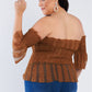 Off The Shoulder Plus Size Top