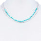 Double Layer Beaded And Chain Necklace