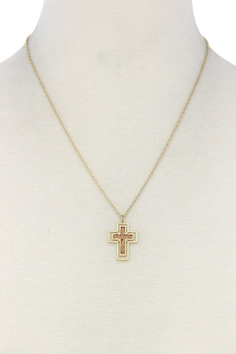 Cross Charm Necklace