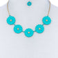 Fashion Cute Multi Tender Flower Necklace And Earring Set