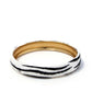 Animal Print Metal Bangle Bracelet