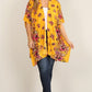 Plus Size Floral Print Kimono