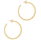 Trendy Fashion 2 Inch Open Hoop Earring