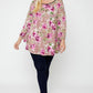 Floral, Bubble Sleeve Tunic