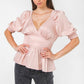 A Solid Sateen Top