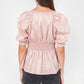 A Solid Sateen Top