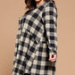 Soft Knit Buffalo Plaid Tunic Top