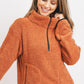 Long Sleeve Half Zipper Pullover Loopie Terry