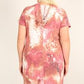 Plus Size Tie-dye Print Relaxed Fit Dress