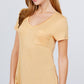 V-neck Rayon Jersey Top