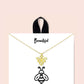 Beeautiful Pendant Dainty Message Necklace