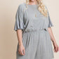 Plus Size Solid Rayon Modal Mini Romper