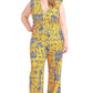 Greek Key Print Formal Jumpsuit