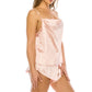 Satin Pj Short Set