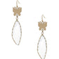 Fashion Butterfly Clear Stone Dangle Earring