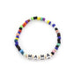 Mama Quote Beaded Stretch Bracelet