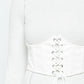 Mock Neck Long Sleeve Bodycon Mini W Bustier Detail And Stitching