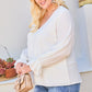 V Neck Tier Ruffle Sleeve Top