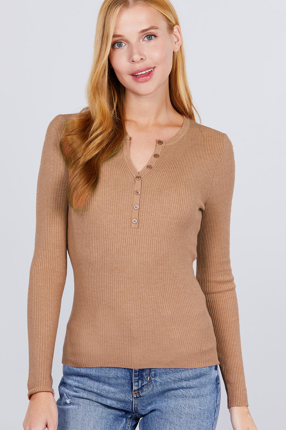 Viscose Henley Sweater