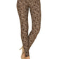 Multi Print, Full Length, High Waisted Leggings In A Fitted Style With An Elastic Waistband