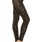 Multi Print, Full Length, High Waisted Leggings In A Fitted Style With An Elastic Waistband