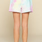 Tie-dye Printed Jersey Shorts