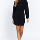 Hoodie French Terry Mini Dress