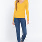 V-neck Viscose Rib Sweater