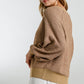 Puff Sleeve Boat Neck Sweater