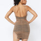 Spaghetti Strap Mesh Mini Dress