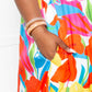 Printed Voluminous Maxi Dress