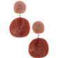 Acetate Resin Double Circle Earring