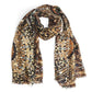 Fashion Feather Print Skinny Scarf