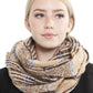 Multi Plaid Infinity Scarf