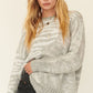 A Zebra Print Pullover Sweater